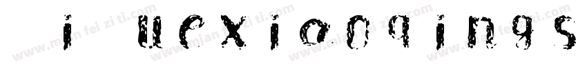XiQuexiaoqingsong regular字体转换